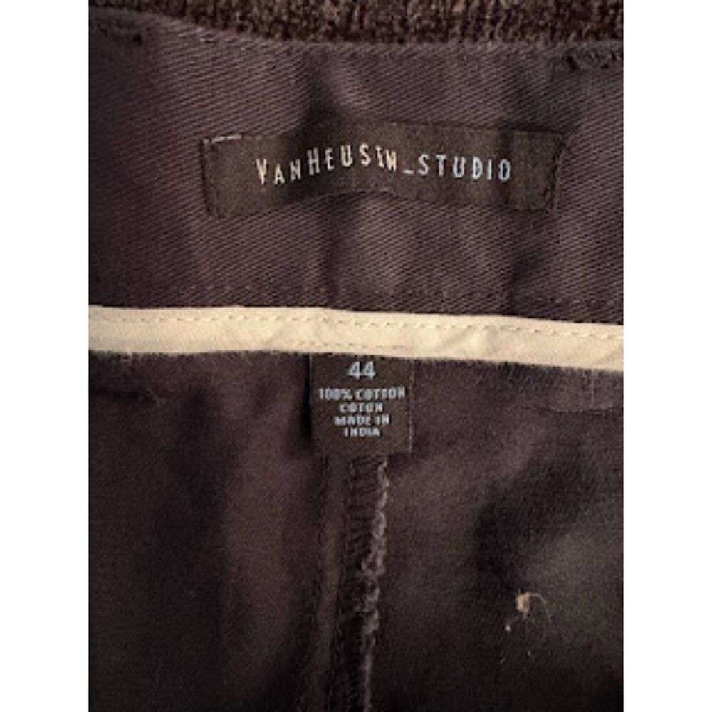 Van Heusen Studio Men’s Shorts Size 44 Dark Navy Flat Front 9.5” Inseam NWT - Picture 4 of 5